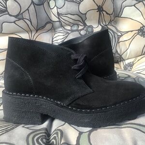 New Clark’s desert platform ankle boots